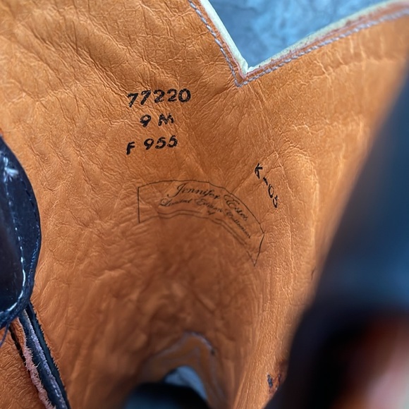 FRYE FAITH BLACK & WHITE LEATHER WOMANS COWBOY BOOTS - 9 - NIB ! 🤠 - Picture 7 of 14